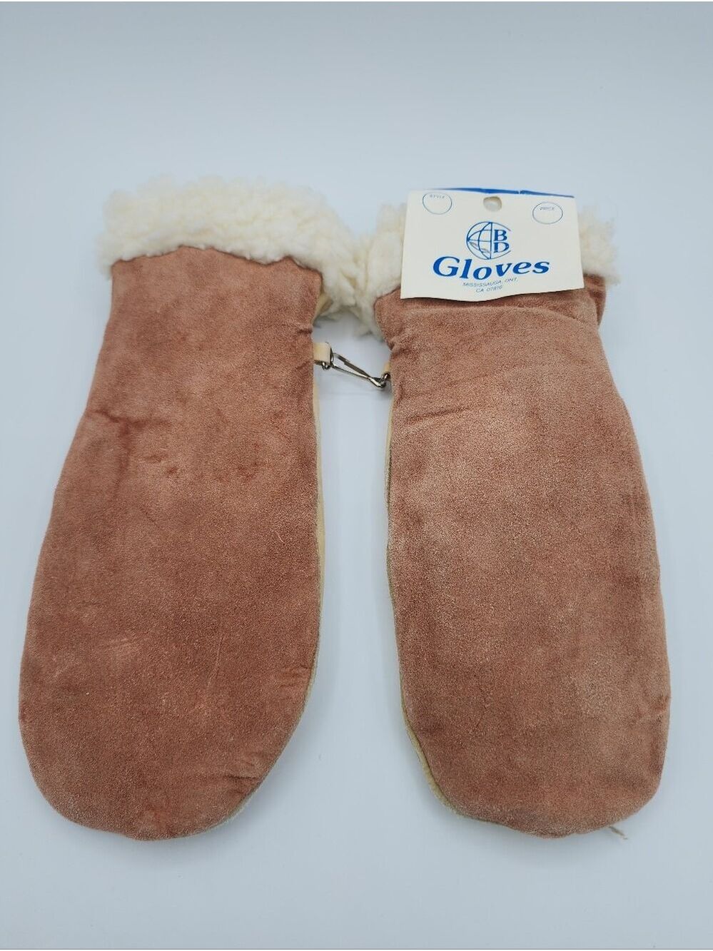 Vintage Leather Suede Mittens NWT #2958 - Picture 1 of 13